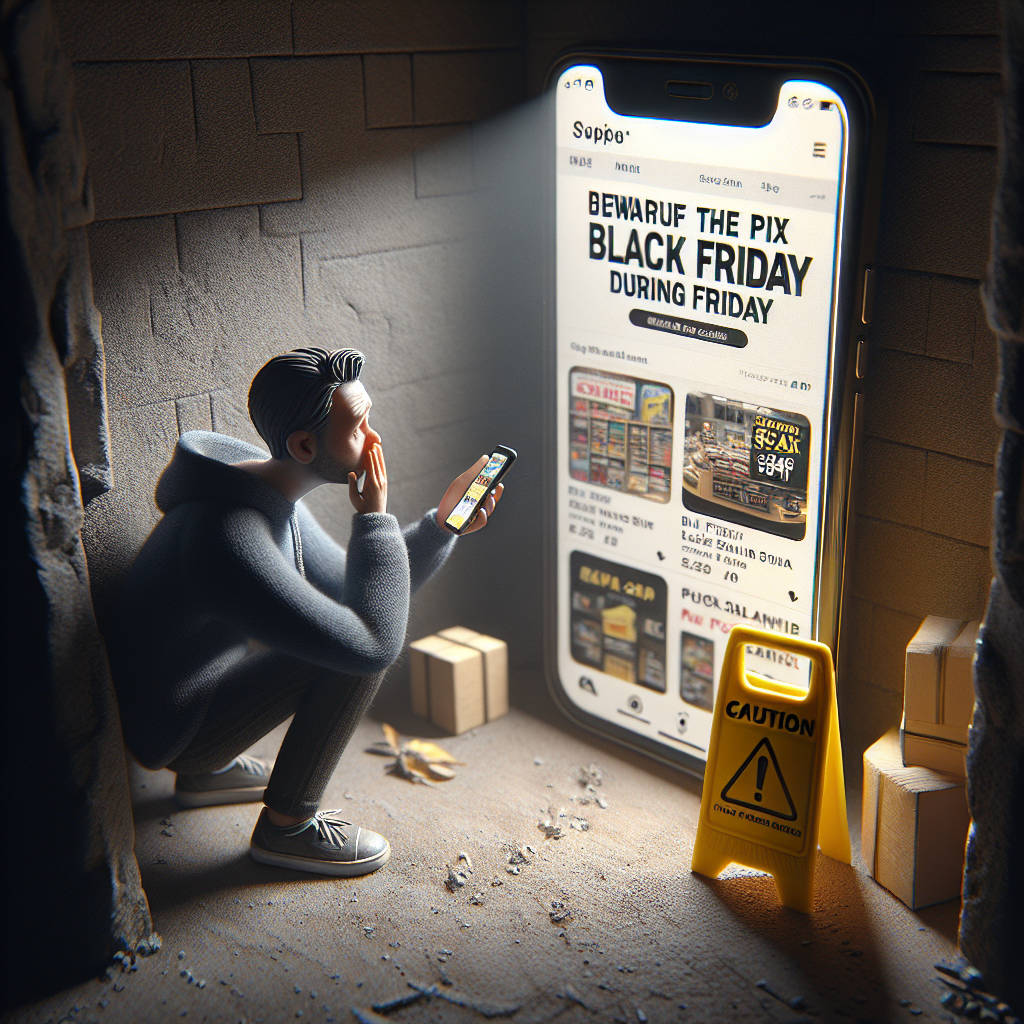 Cuidado com o golpe do Pix na Black Friday
