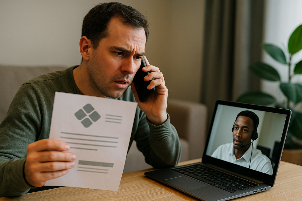 Act quickly and notify your bank with all necessary evidence.